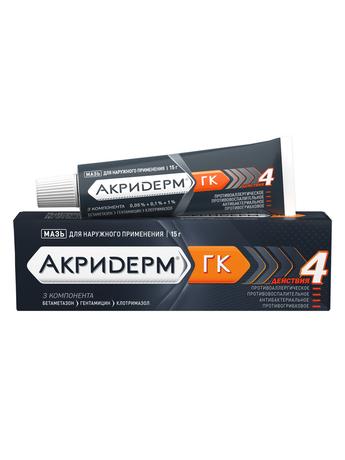 Фото Акридерм ГК, мазь 15 г