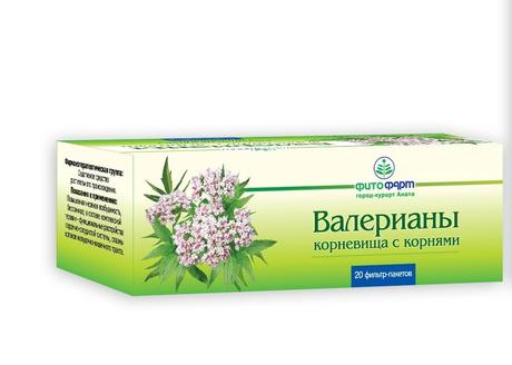Фото Валерианы корневища с корнями, фильтр-пакеты 1,5 г, 20 шт.