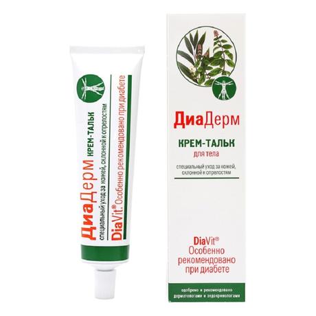 Фото ДиаLерм DiaVit, крем-тальк для тела 75 мл