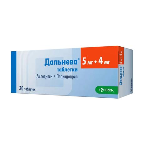 Фото Дальнева, таблетки 5 мг+4 мг, 30 шт.
