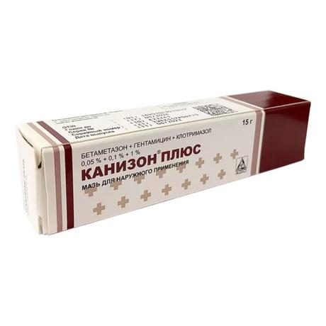 Фото Канизон Плюс, мазь для наружного применения 15г, 1 шт.