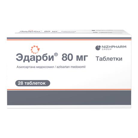 Фото Эдарби, таблетки 80 мг, 28 шт.