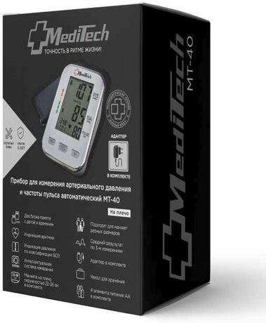 Фото Тонометр MT-40 автомат с адаптером и больш диплеем (манжета на окр. руки 22-36 см) х1