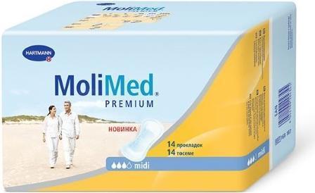 Фото MoliMed, прокладки урологические премиум женские (миди), 14 шт.