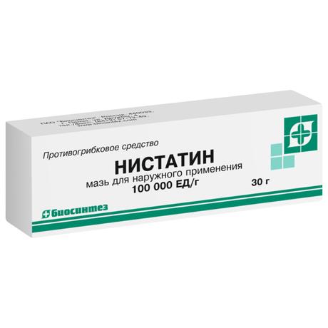 Фото Нистатин, мазь 100000 ЕД/г, 30 г