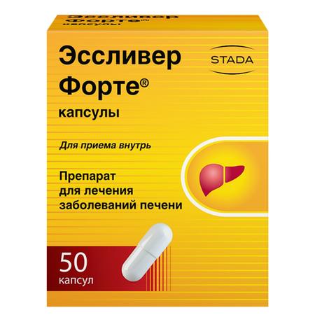 Фото Эссливер форте, капсулы, 50 шт.