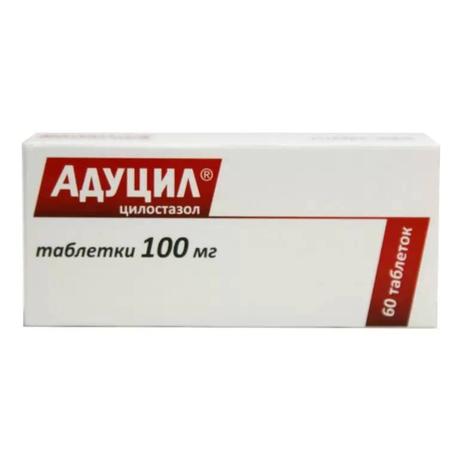 Фото Адуцил, таблетки 100 мг, 60 шт.