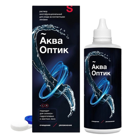 Фото АкваОптик, раствор для линз, 250 мл