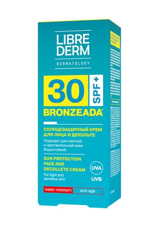 Фото Либридерм Бронзиада, крем для лица и декольте солнцезащитный (SPF 30), 50 мл