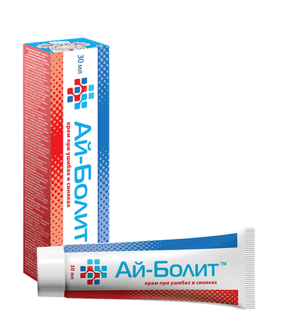 Фото Айболит, крем при ушибах, 30 мл