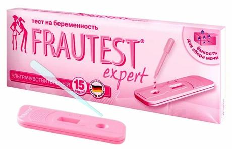 Фото Frautest expert тест на беременность, в кассете + пипетка