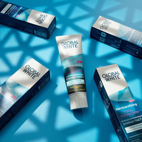 Фото Global White, зубная паста реминерализирущая, 100 г