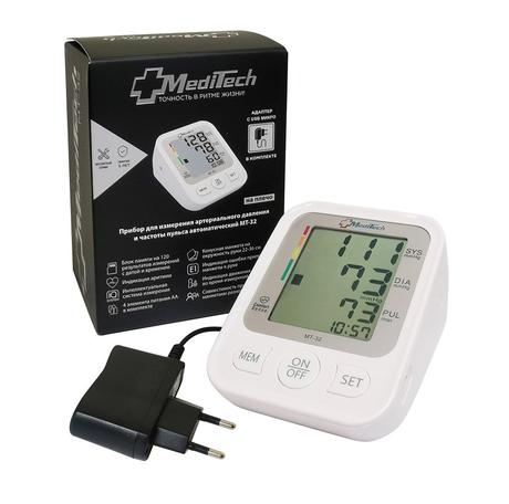 Фото Тонометр MT-32 автоматический с адаптером (манжета 22-36 см)