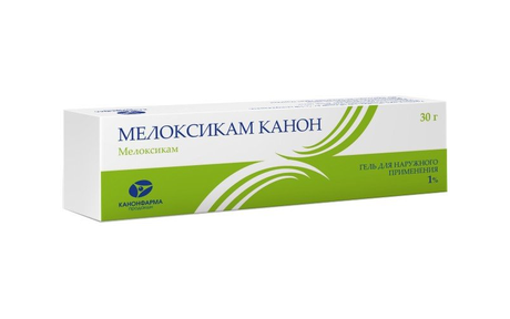 Фото Мелоксикам Канон, гель 1%, 30 г