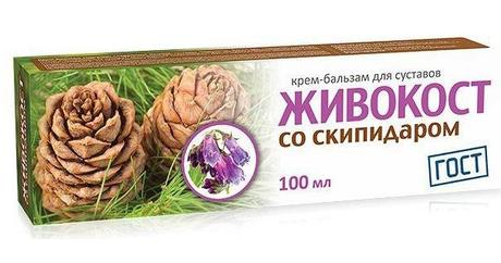 Фото Живокост, крем-бальзам со скипидаром, 100 мл