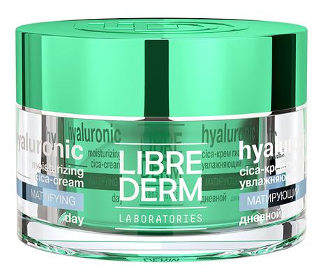 Фото Либридерм Гиалурон, Cica-крем увлажняющий матирующий дневной для жирной кожи, 50 мл
