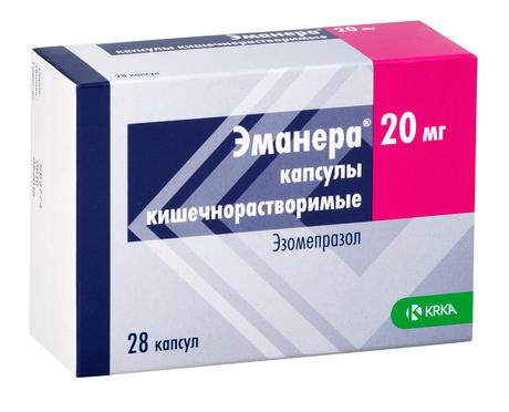 Фото Эманера, капсулы 20 мг, 28