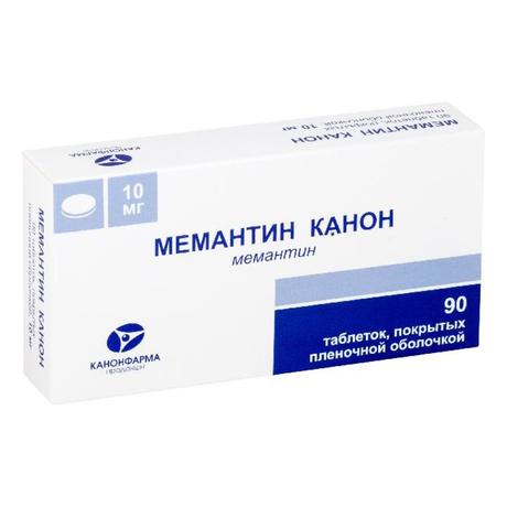 Фото Мемантин Канон таблетки, покрытые пленочной оболочкой 10 мг, 90 шт.