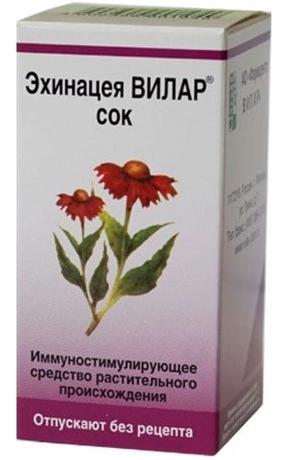 Фото Эхинацея-Вилар сок, 50 мл