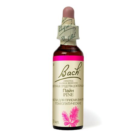 Фото Капли Баха Пайн №24, капли гомеопатические флакон, 10 мл