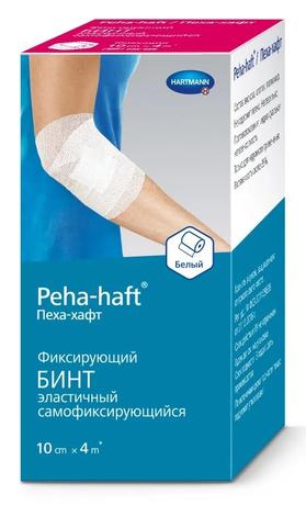 Фото Peha-haft бинт самофиксирующийся без латекса 4 м х10 см, 1 шт.