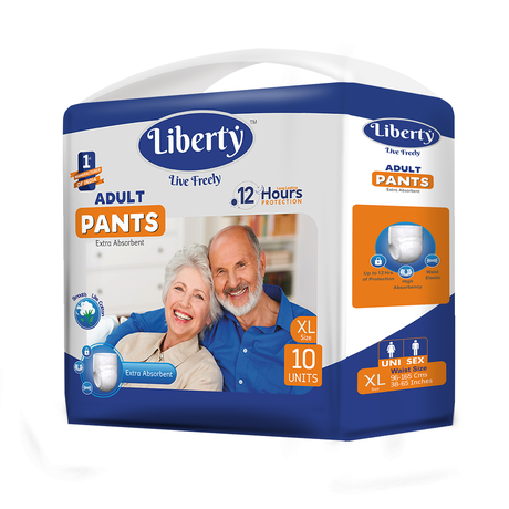 Фото Подгузники трусики для взрослых Liberty Premium Pants размеры XL (объем талии 96-165 см), 10 шт.