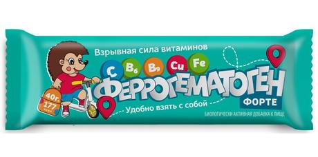 Фото Феррогематоген Форте пастилки жев 40 г х1