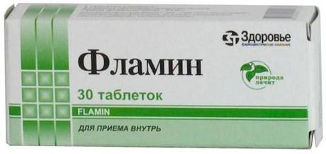 Фото Фламин, таблетки 50 мг (Здоровье), 30 шт.