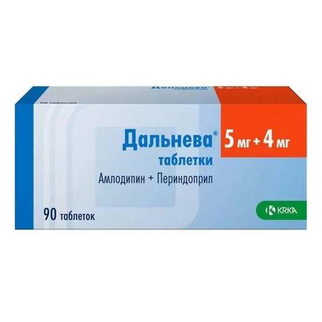 Фото Дальнева, таблетки 5 мг+4 мг, 90 шт.