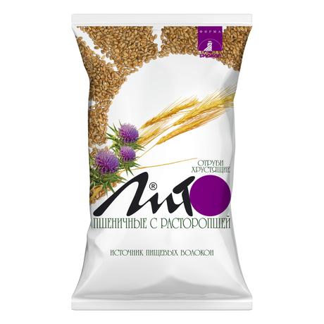 Фото Отруби Лито пшеничные, с расторопшей и кальцием хрустящие 200 г, 1 шт.