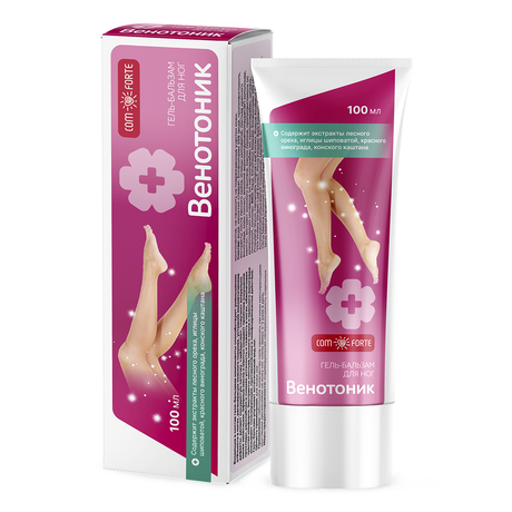 Фото Венотоник ComForte, гель-бальзам для ног косметический 100 мл