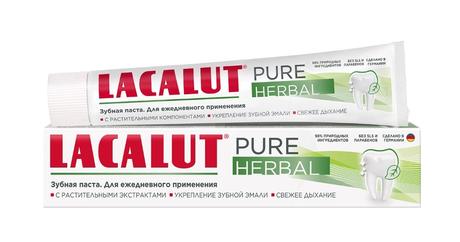 Фото Lacalut Pure Herbal зубная паста 75 мл