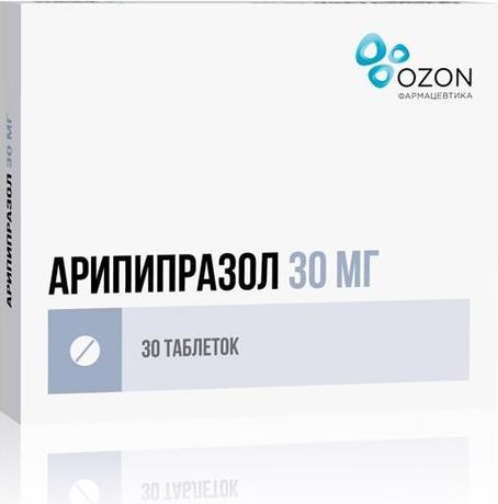 Фото Арипипразол, таблетки 30 мг, 30 шт.