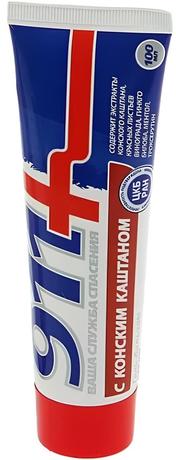 Фото 911 гель-бальзам для ног с Конским каштаном, 100 мл