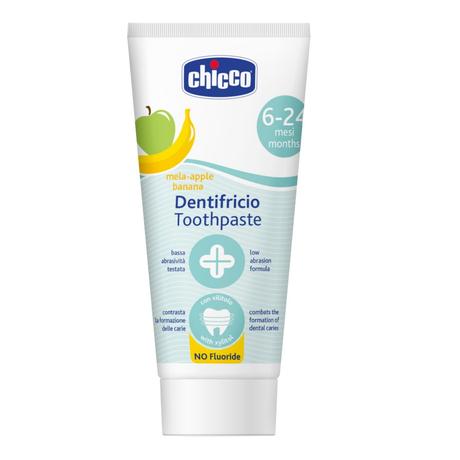 Фото Chicco, зубная паста (яблоко-банан), 6-24 мес, 50 мл
