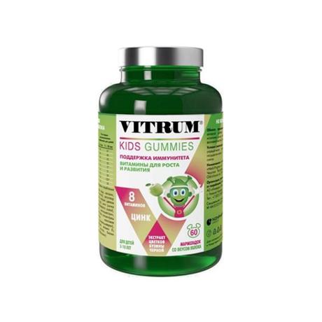 Фото Vitrum Kids Gammies Мармелад жевательный Яблоко, 60 шт.