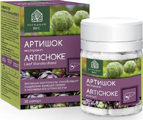Фото Артишок экстракт, капсулы, 30 шт.