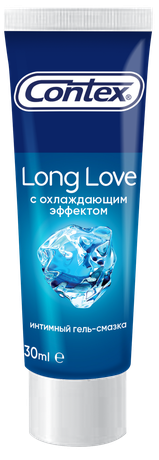 Фото Contex, гель-смазка Long Love с охлаждающим эффектом, 30 мл