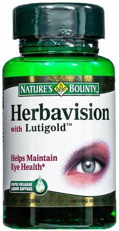 Фото Nature'S Bounty Гербавижн и лютиголд, капсулы, 60 шт.