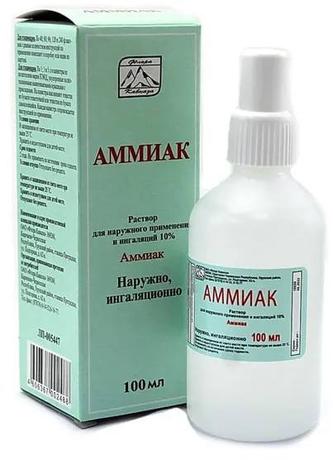 Фото Аммиак, раствор 10%, 100 мл