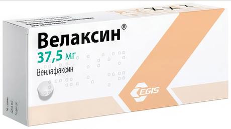 Фото Велаксин, таблетки 37,5 мг, 56 шт.