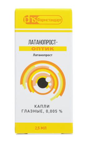 Фото Латанопрост-Оптик, капли глазные 0.005%, 2.5 мл