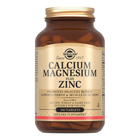Фото Солгар Кальций-Магний-Цинк, таблетки, 100 шт.