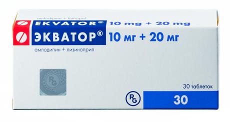Фото Экватор, таблетки 10+20 мг, 30 шт.