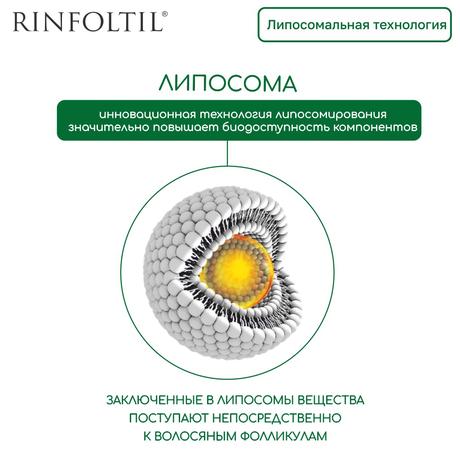 Фото Ринфолтил, липосомальная сыворотка против выпадения волос для интенсивного роста волос, флаконы 160 мг, 30 шт.