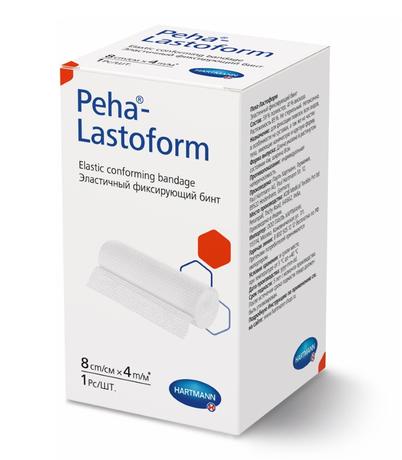 Фото Hartmann Peha-Lastoform, бинт эластичный 4 м х 8 см, 1 шт.