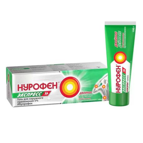 Фото Нурофен Экспресс, гель 5%, 100 г