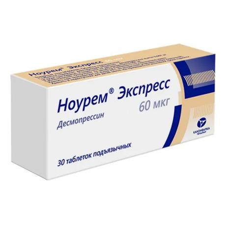 Фото Ноурем Экспресс, таблетки подъязычные 60 мкг, 30 шт.