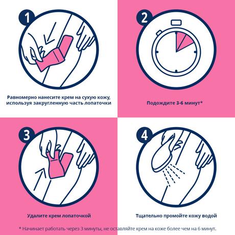 Фото Veet MINIMA, крем для депиляции для нормальной кожи, 100 мл