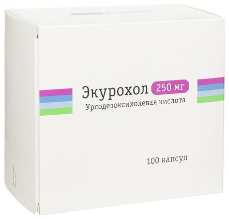 Фото Экурохол, капсулы 250 мг, 100 шт.